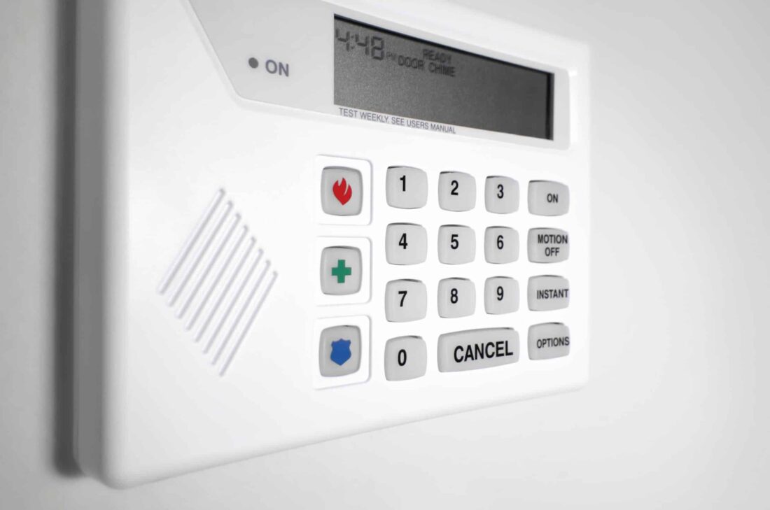 Clavier de commande pour alarme intrusion